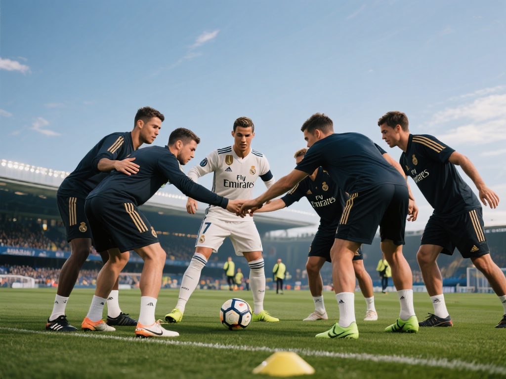 团队协作的力量
*在现代足球中，一个球队的成功不