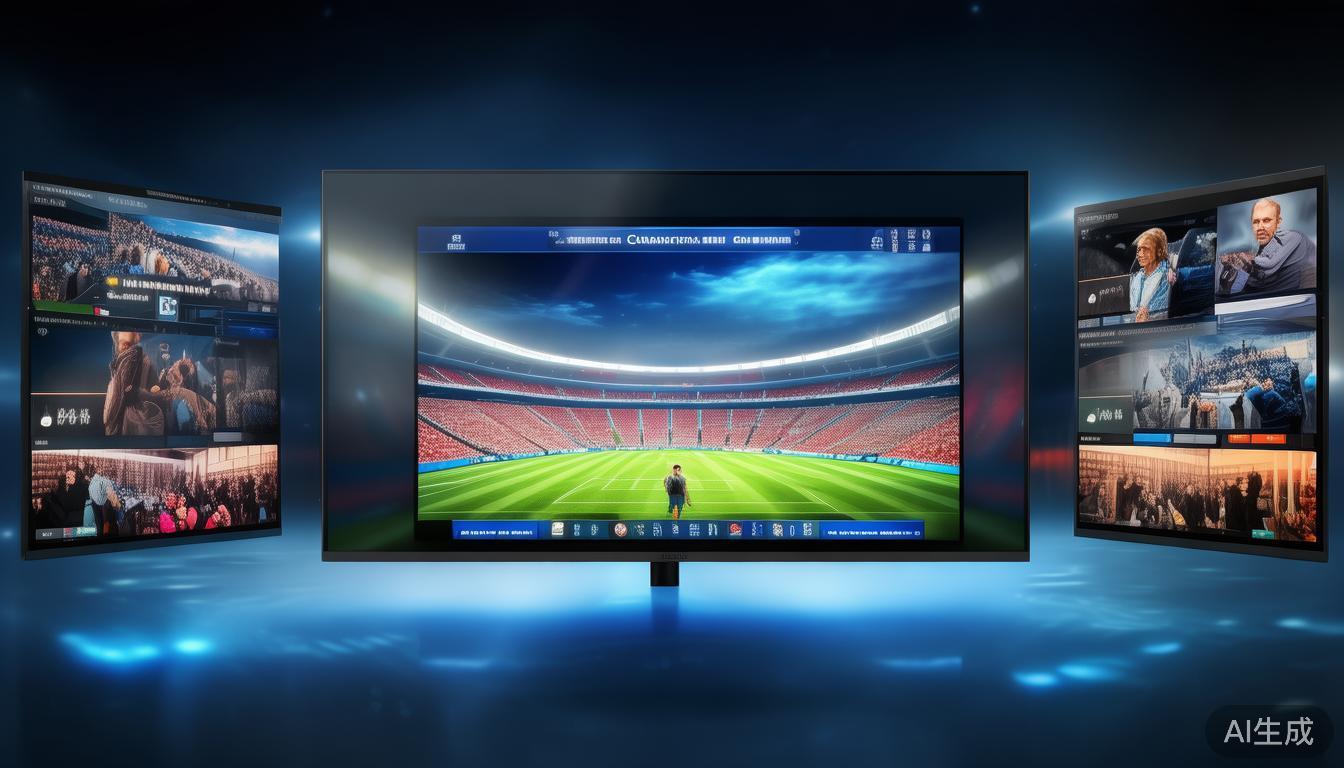 除了文字资讯，平台还提供高清赛事直播，支持多角度观